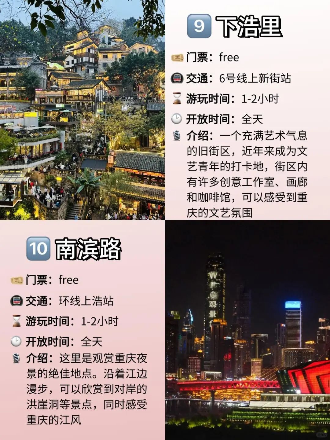 超惊艳的重庆旅游景点攻略来了❗