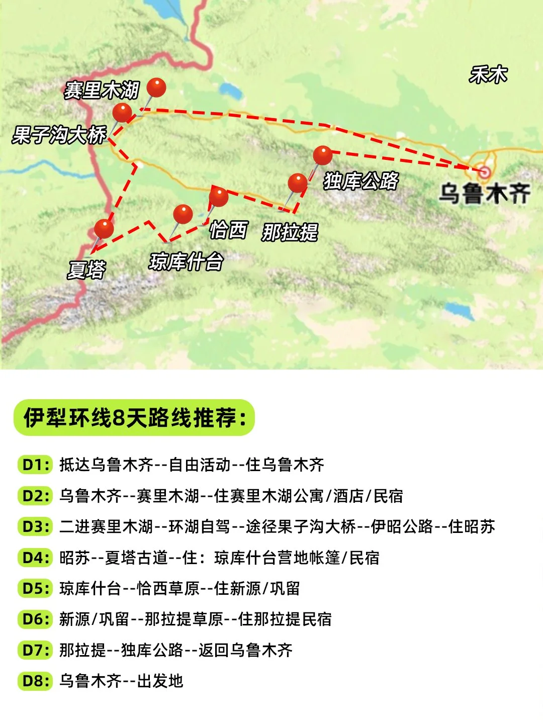 新疆伊犁一共多少站？伊犁九大打卡景点