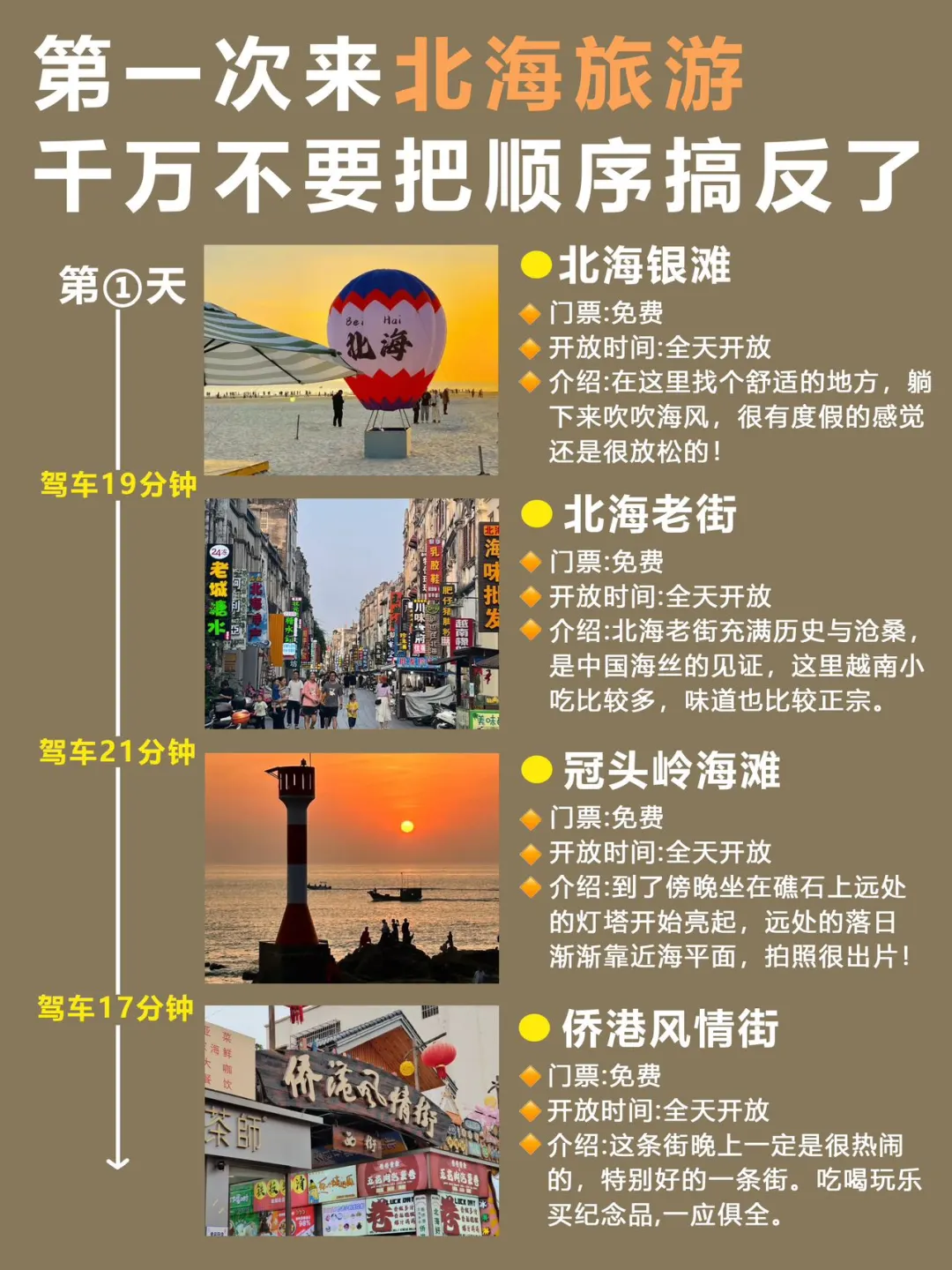 干货！北海3天2夜行程，看这篇就够了✅