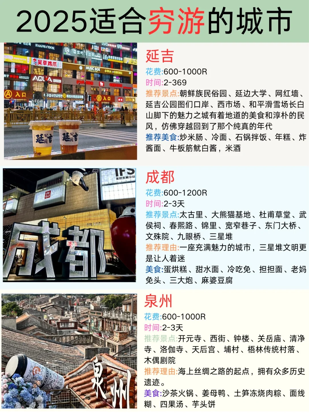 2025 穷游指南 | 解锁性价比旅行