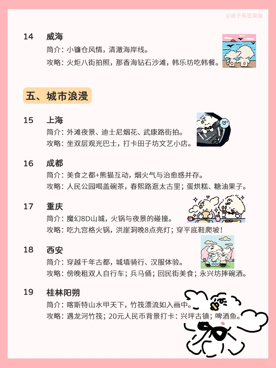 适合情侣旅行的25个城市🌆