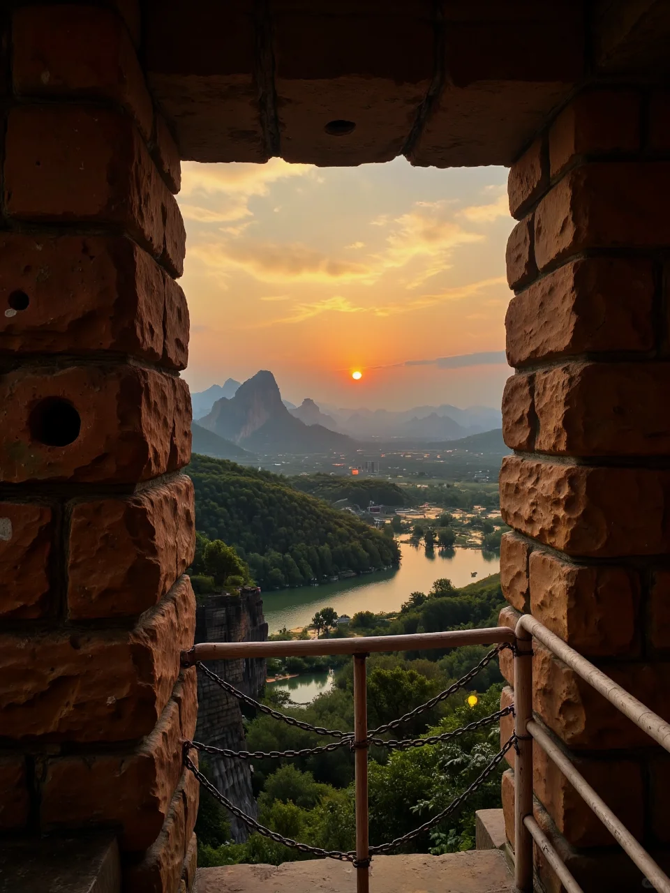 把烦恼抛到丹霞山脚下