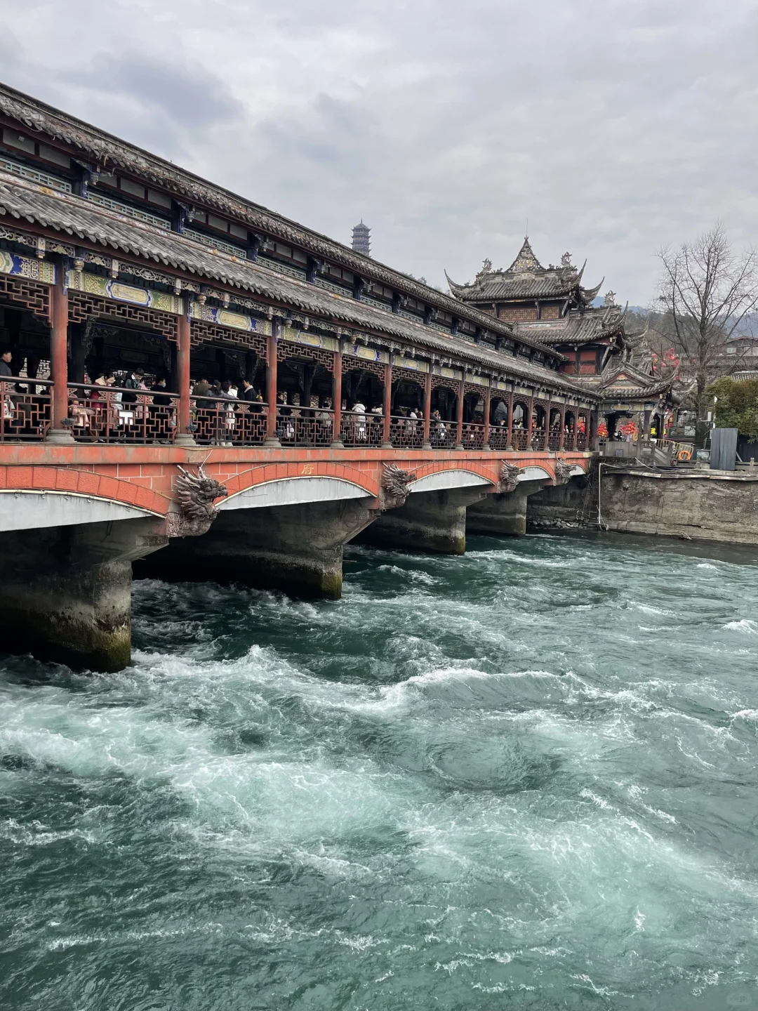 正月初五 拜水都江堰（实况图）