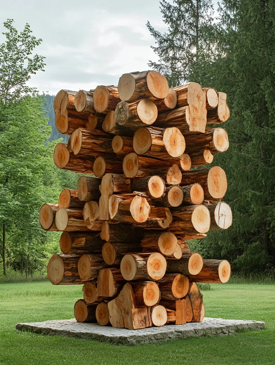 🪵营地的木堆艺术｜低成本打造网红打卡景点