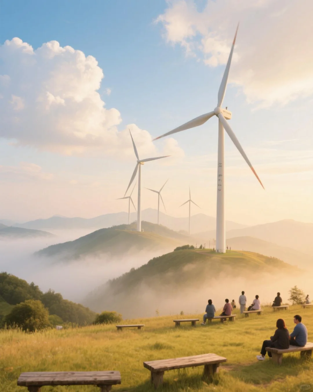 当风力发电邂逅绝美景区会碰出怎么样的火花