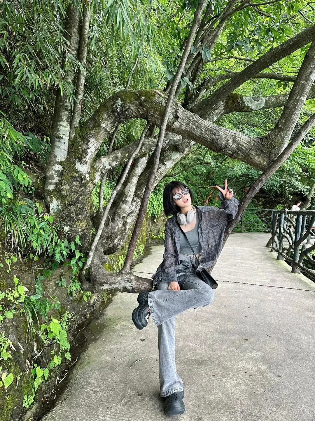 张家界真的牛啊，直接把我累趴了！