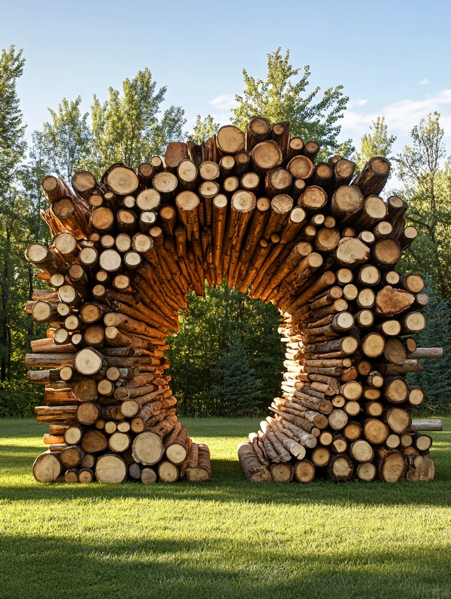 🪵营地的木堆艺术｜低成本打造网红打卡景点