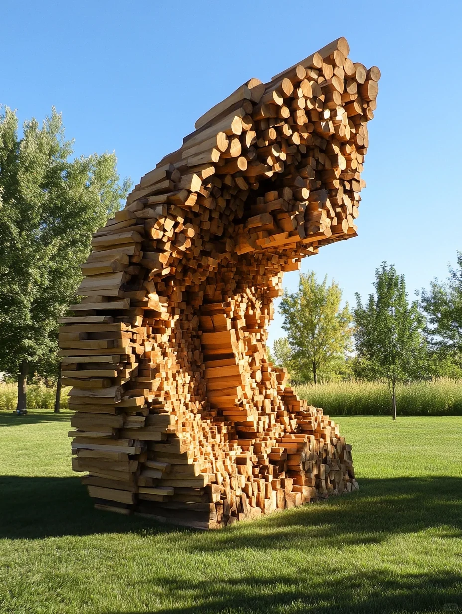🪵营地的木堆艺术｜低成本打造网红打卡景点
