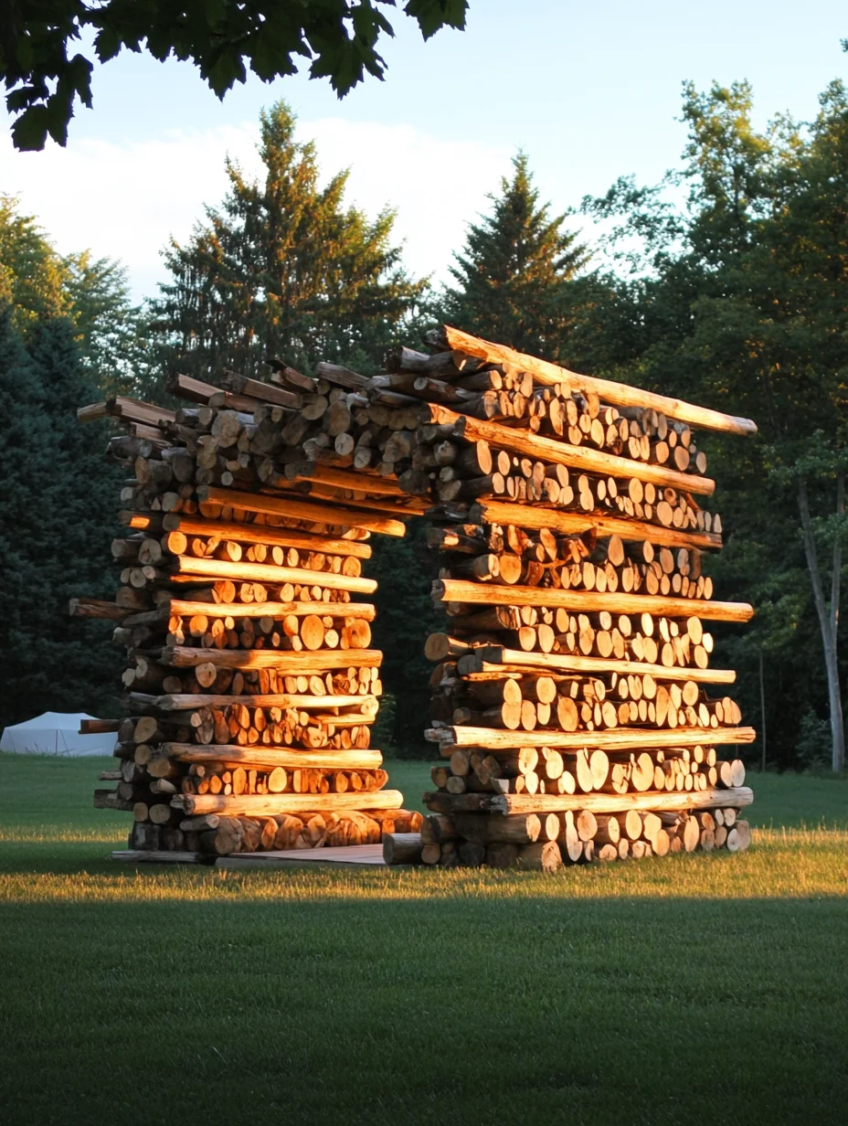 🪵营地的木堆艺术｜低成本打造网红打卡景点