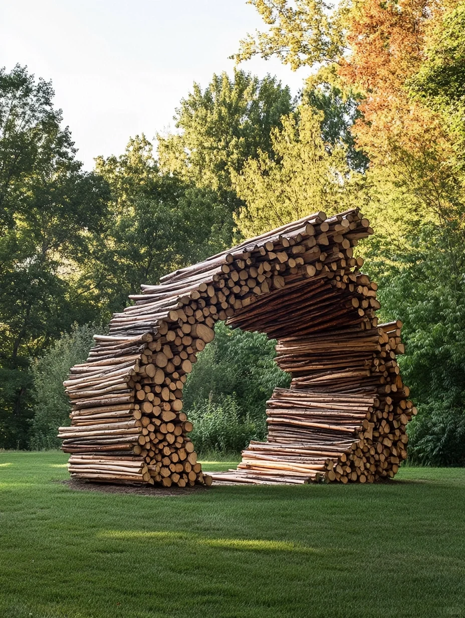 🪵营地的木堆艺术｜低成本打造网红打卡景点