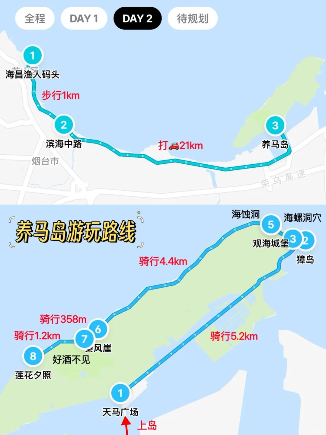 📍烟台2天1晚|保姆级攻略🐳附citywalk路线