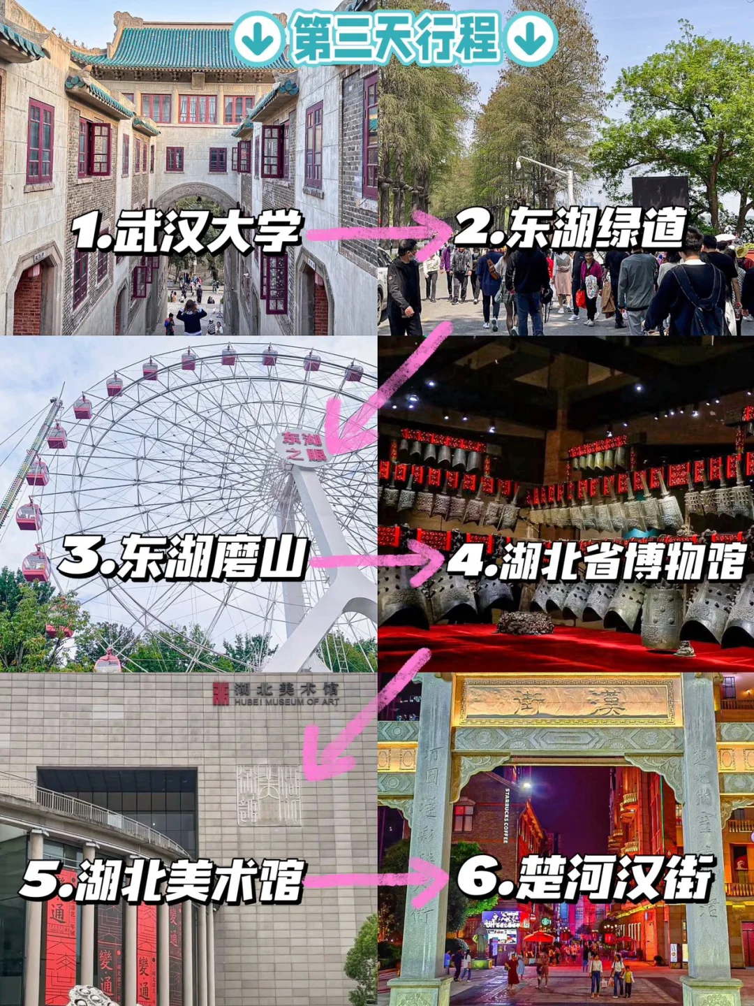 （第一次）去武汉旅游攻略！3天2晚省钱💰版！！