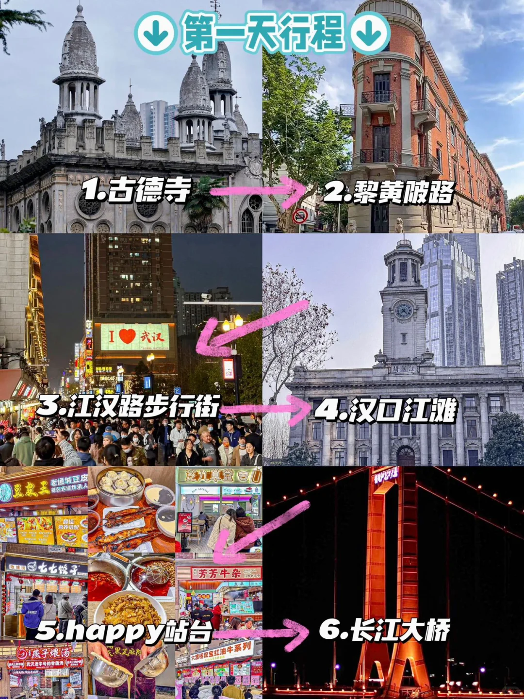 （第一次）去武汉旅游攻略！3天2晚省钱💰版！！