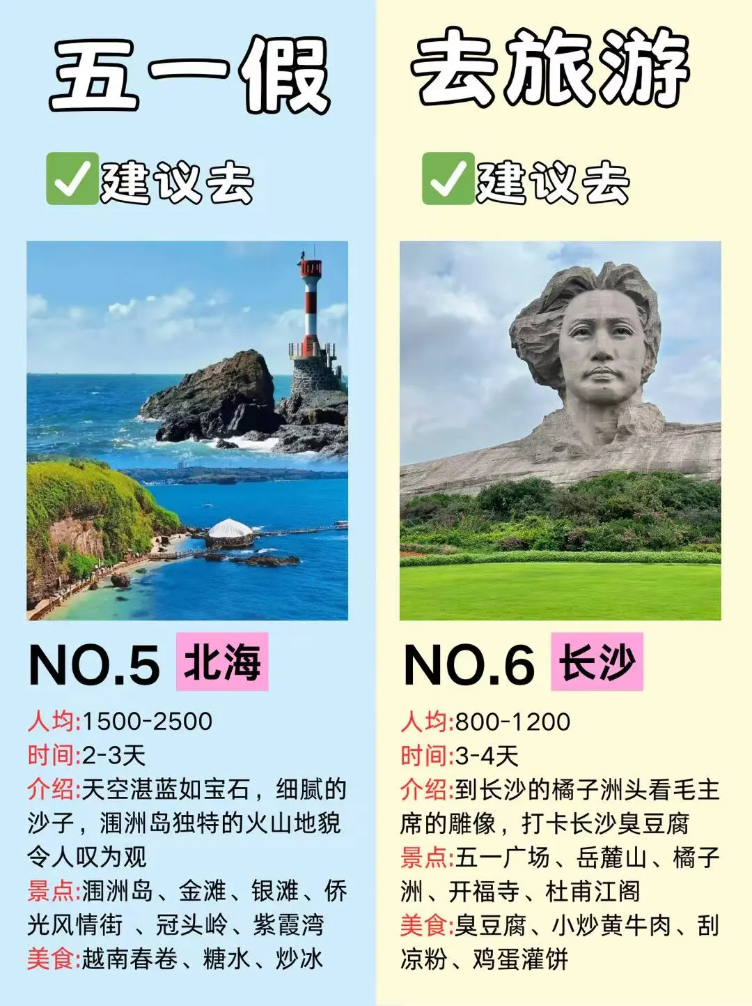 🔥勇敢的人先出发❣️五一去旅游的城市