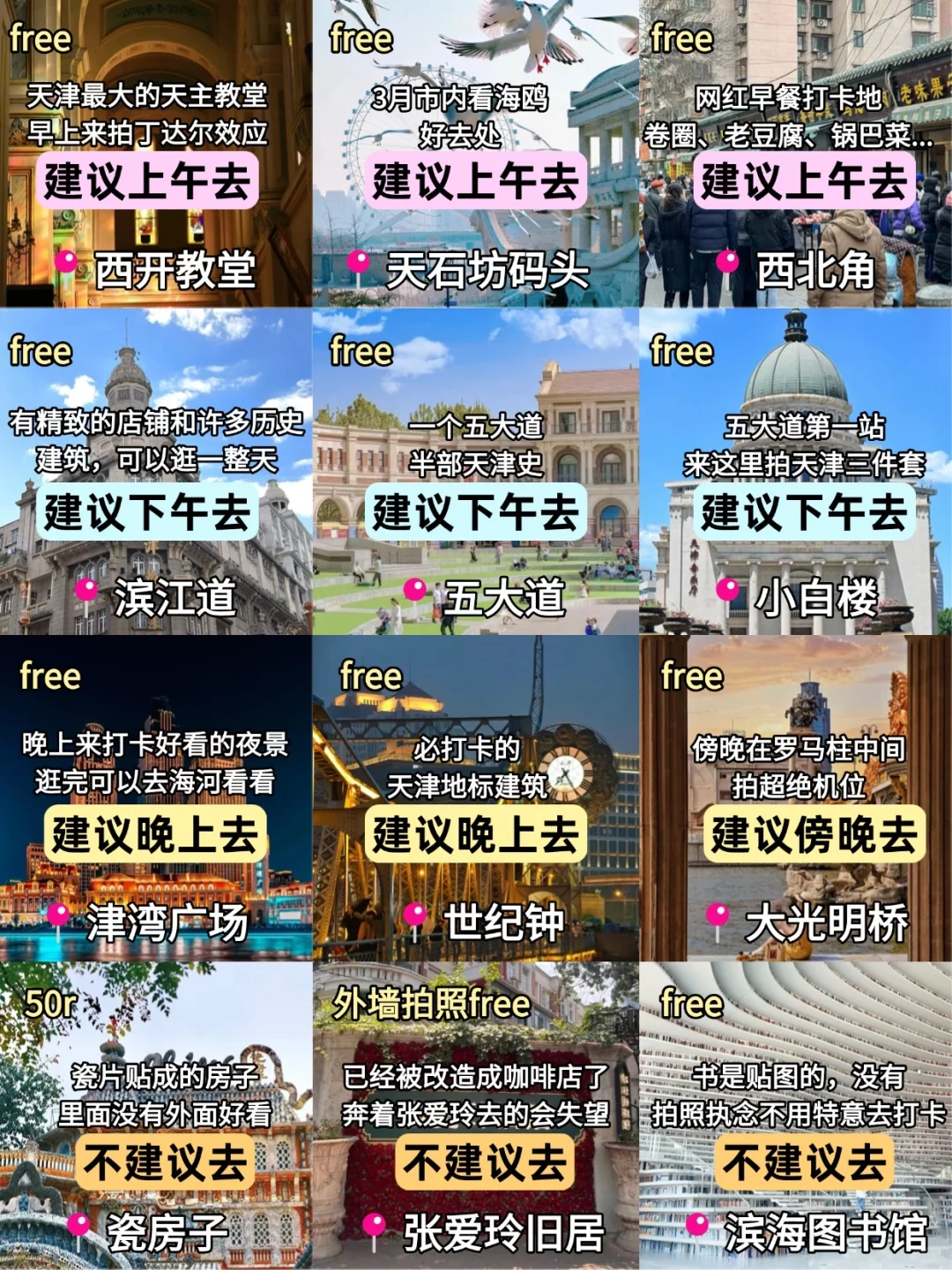 天津📍景点避坑|去天津前一定要看‼️