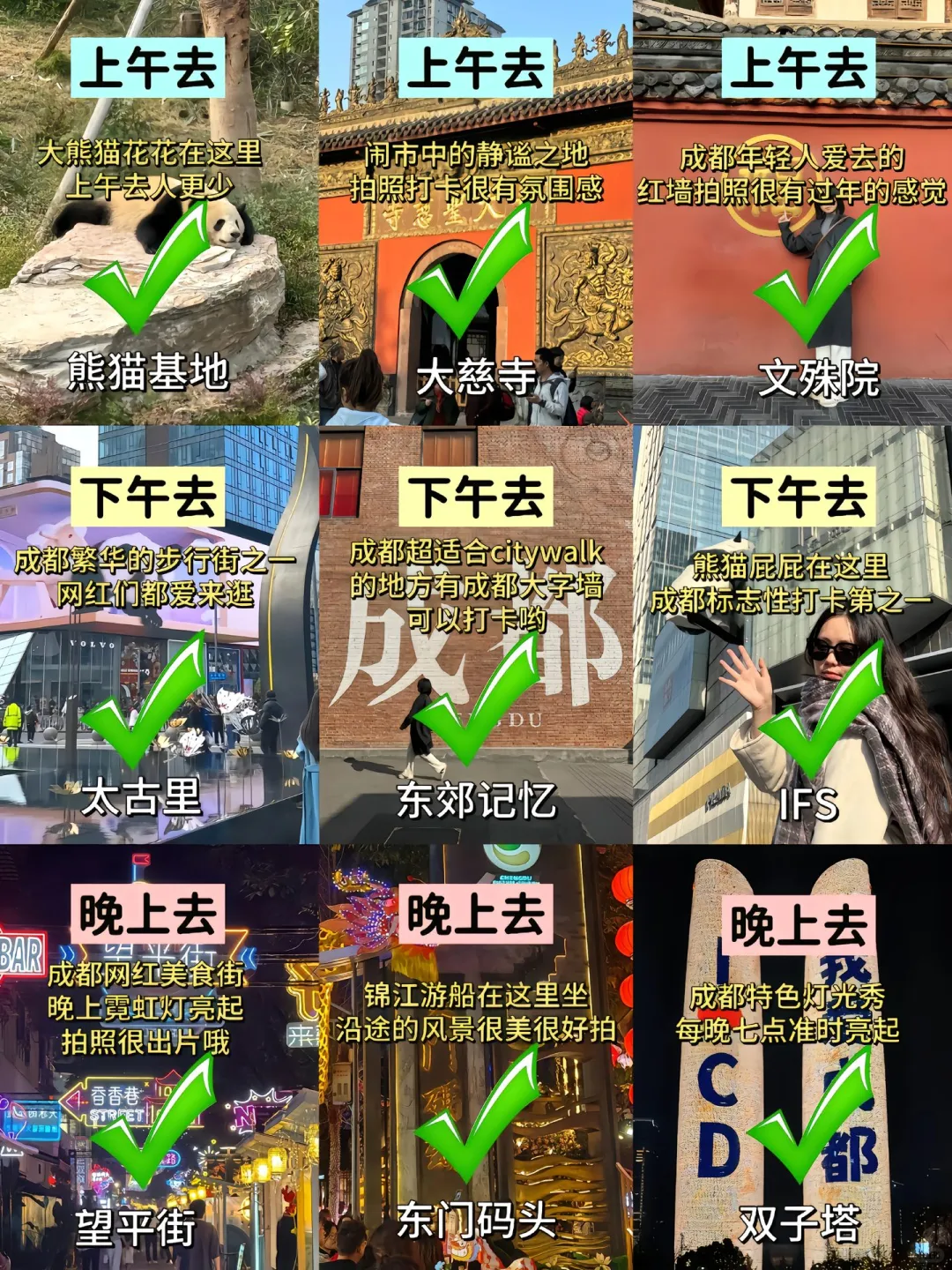 刚从成都回来!超全攻略!说真的。