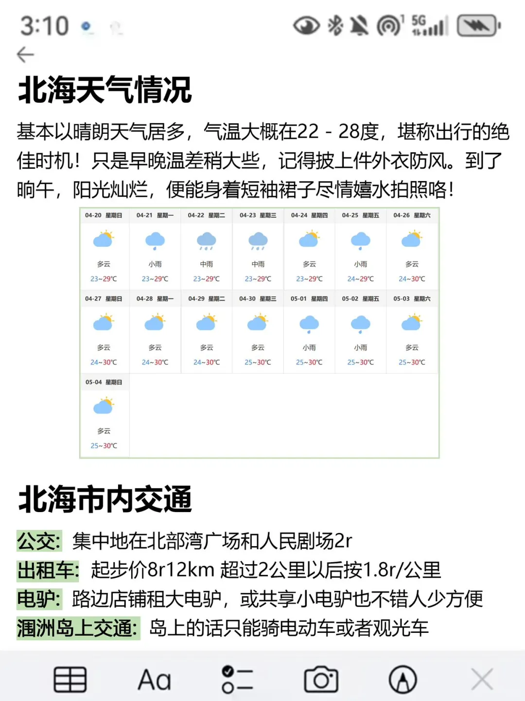 刚从北海回来😅我们踩过的雷千万别踩了💣💣