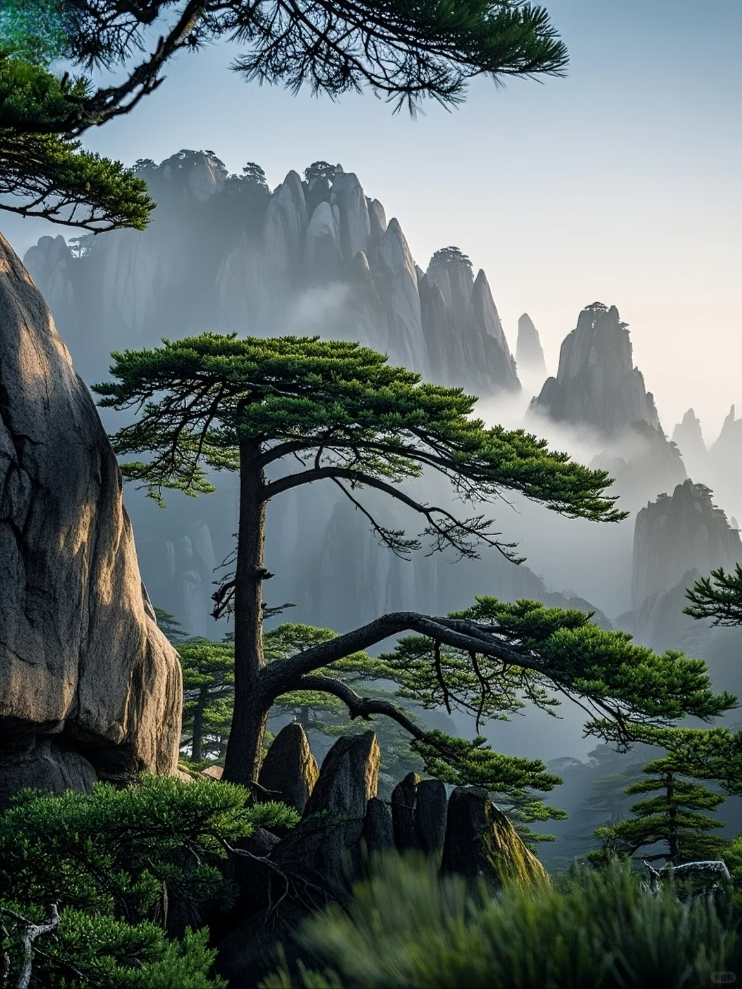 徽派与黄山的绝配～