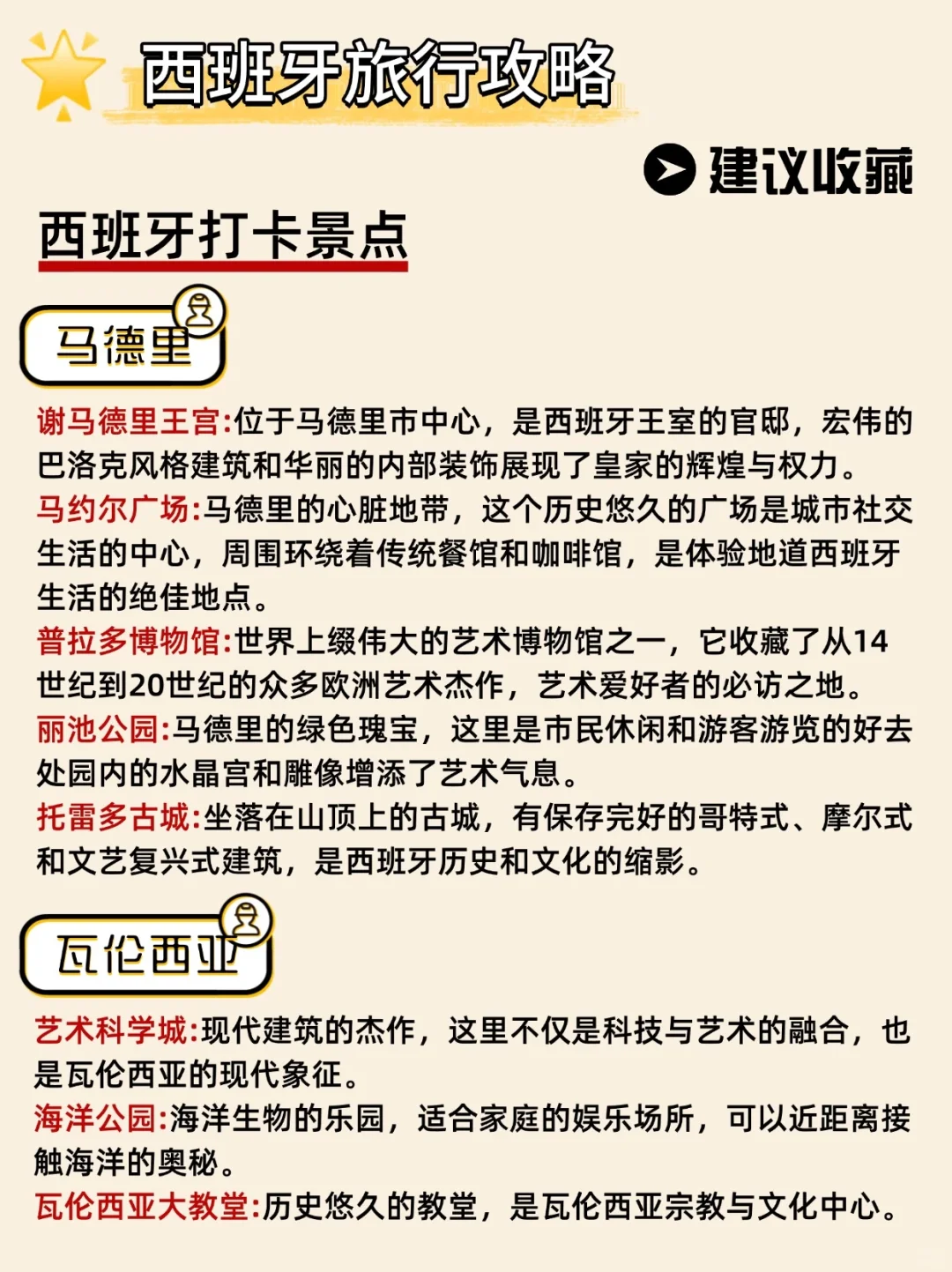🤫西班牙已回!4-6超全旅游攻略(附建议