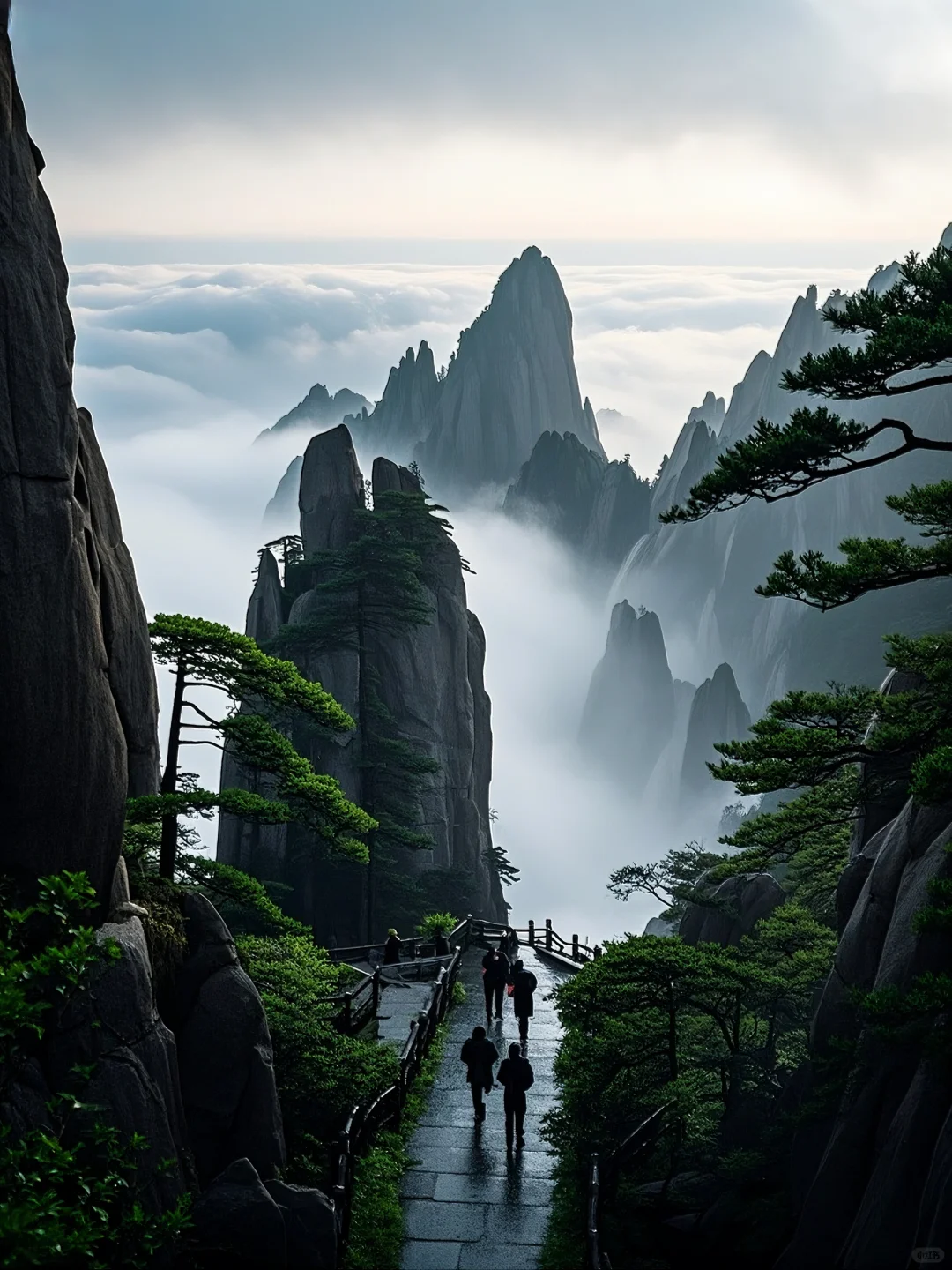 徽派与黄山的绝配～