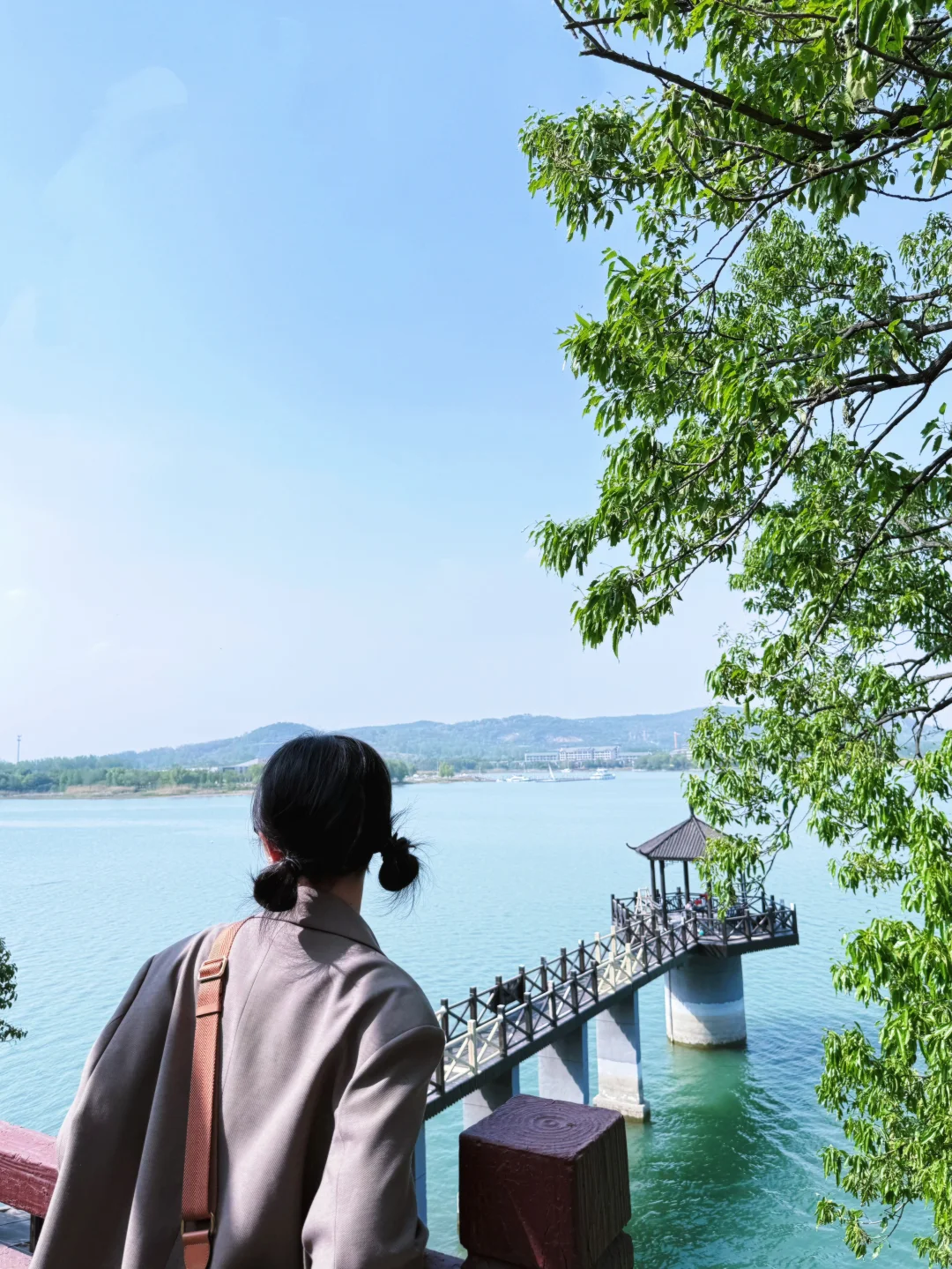 六合金牛湖风景区。