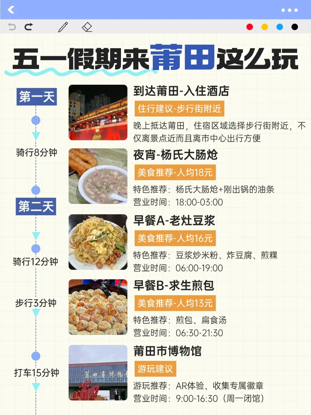 图文版‼️超全五一亲子旅游攻略指南🚄莆田站