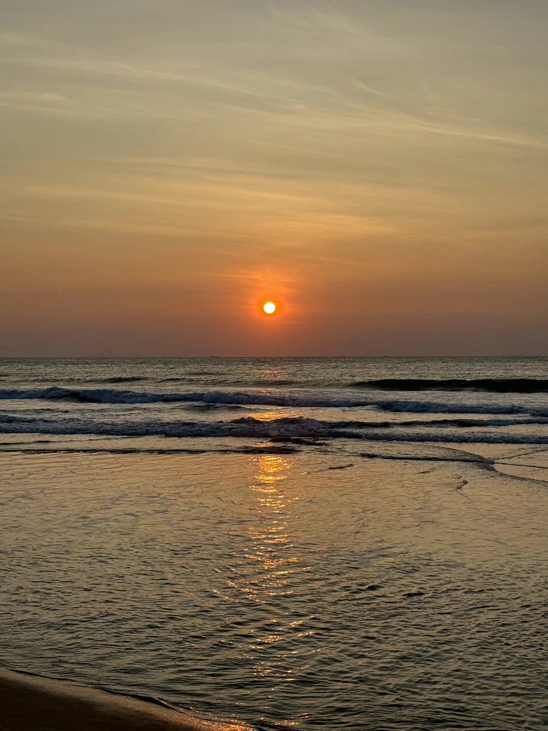 海陵岛的的日出 绝美