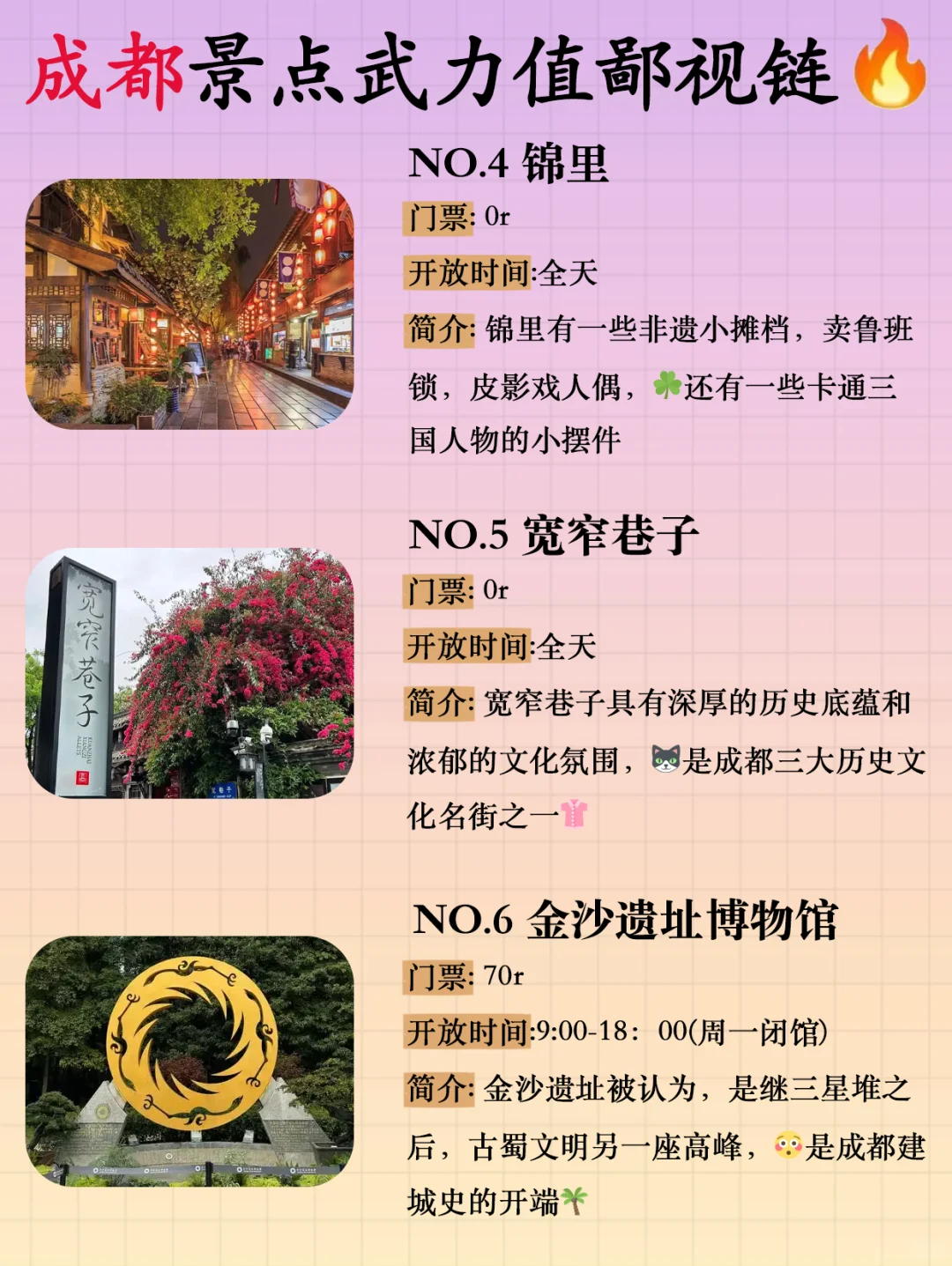 成都景点武力值鄙视链！！chao详细