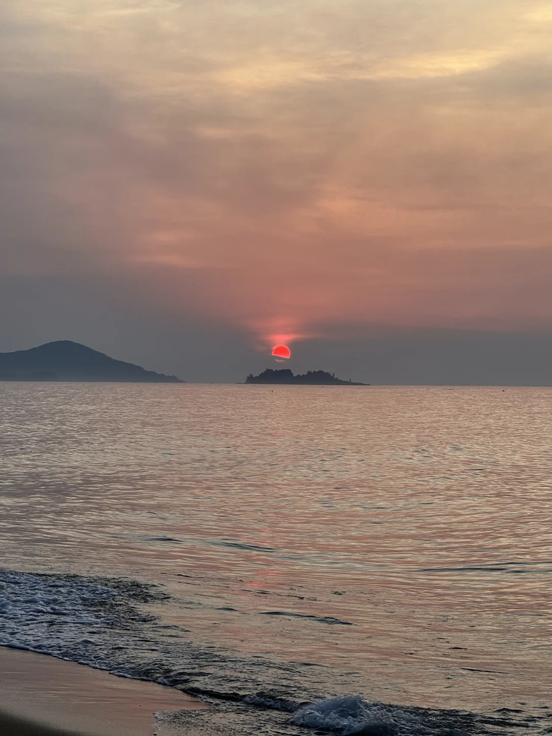 海陵岛的的日出 绝美