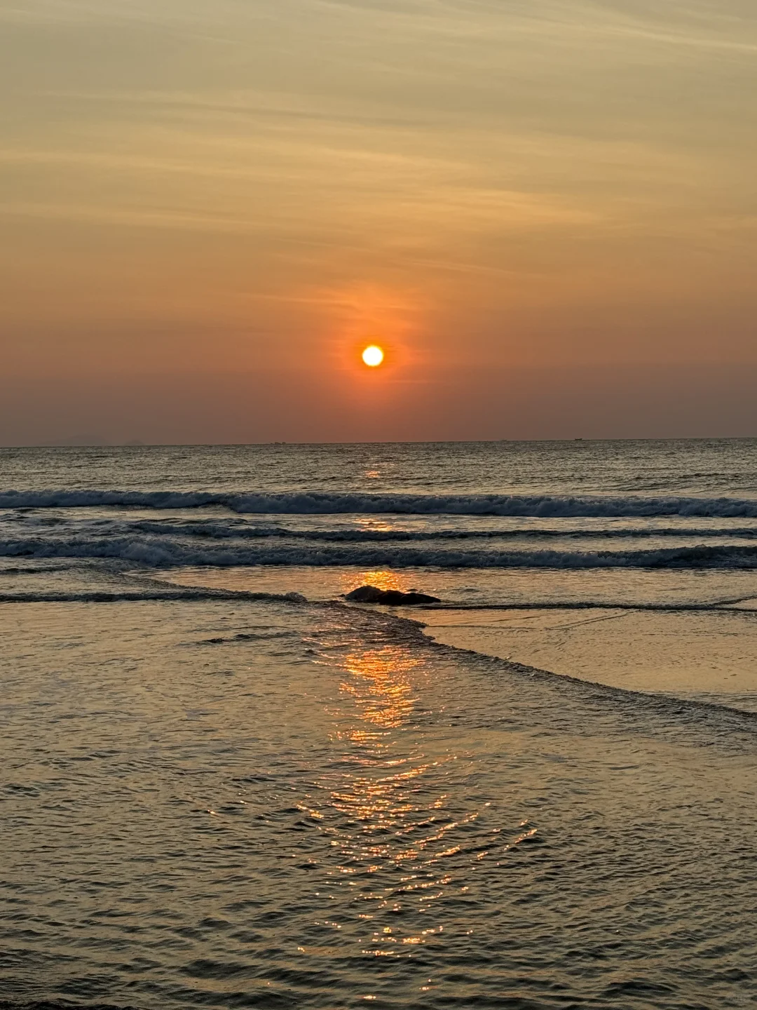 海陵岛的的日出 绝美