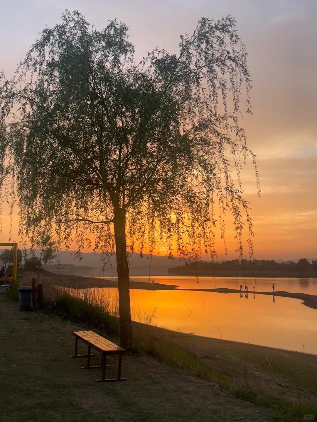 郑州周边看落日圣地——信阳孔雀岛