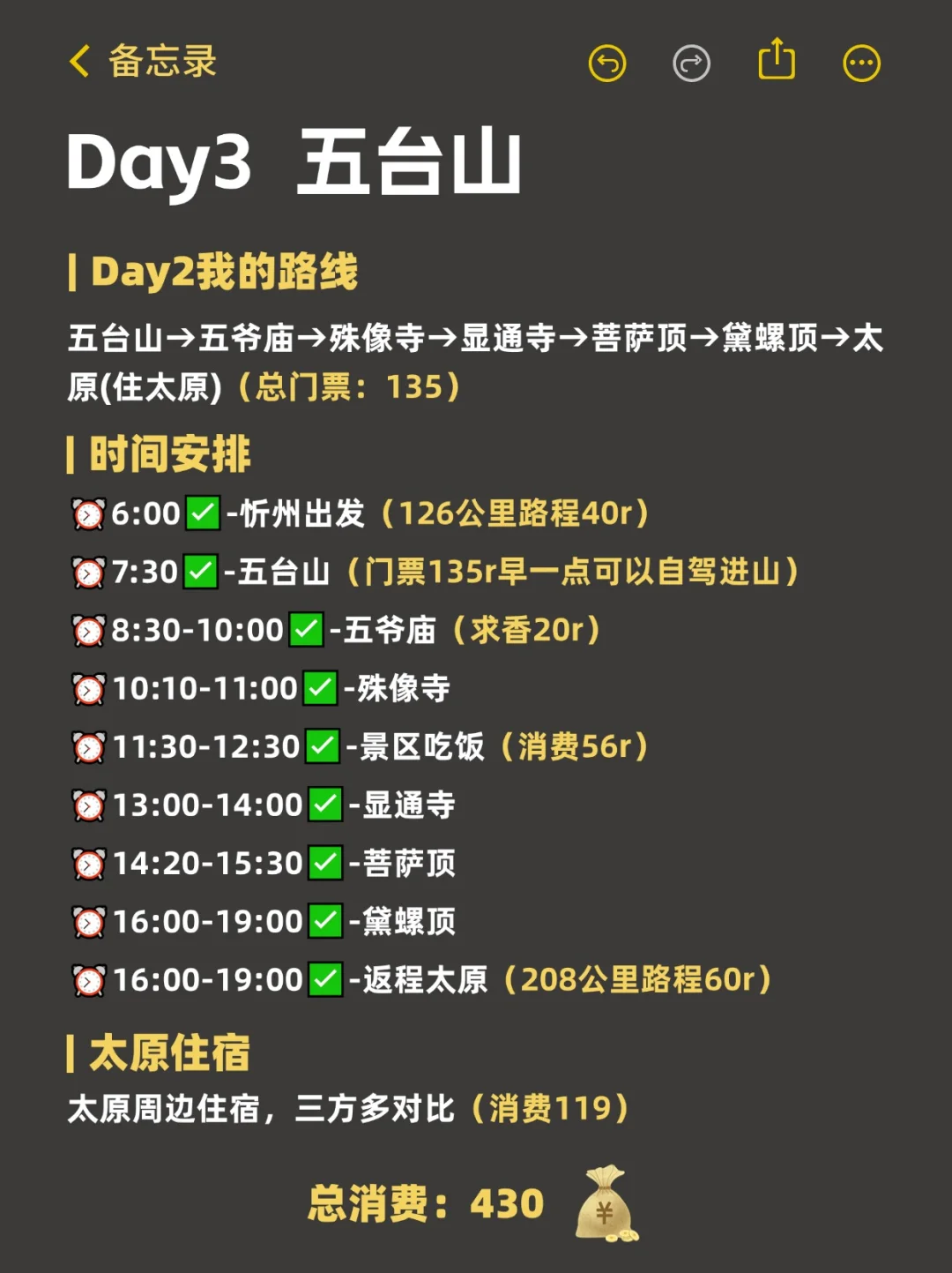 🎈七天六晚山西深度游，超全攻略来袭