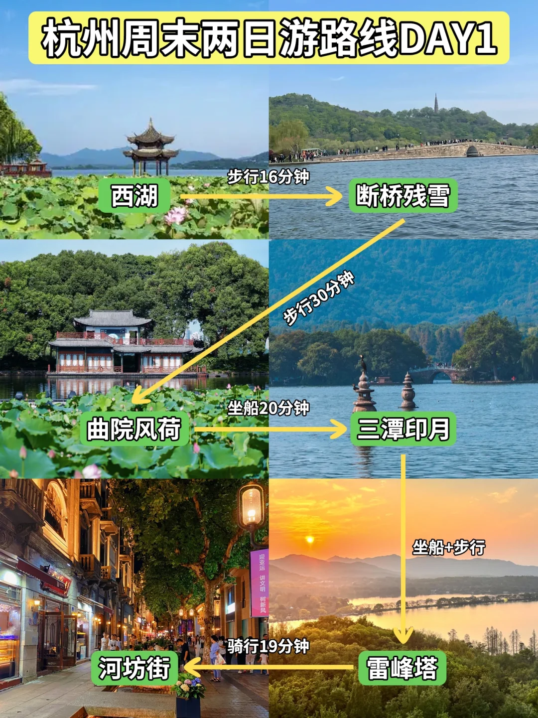 两天时间来杭州旅游这样玩就行了，附攻略！