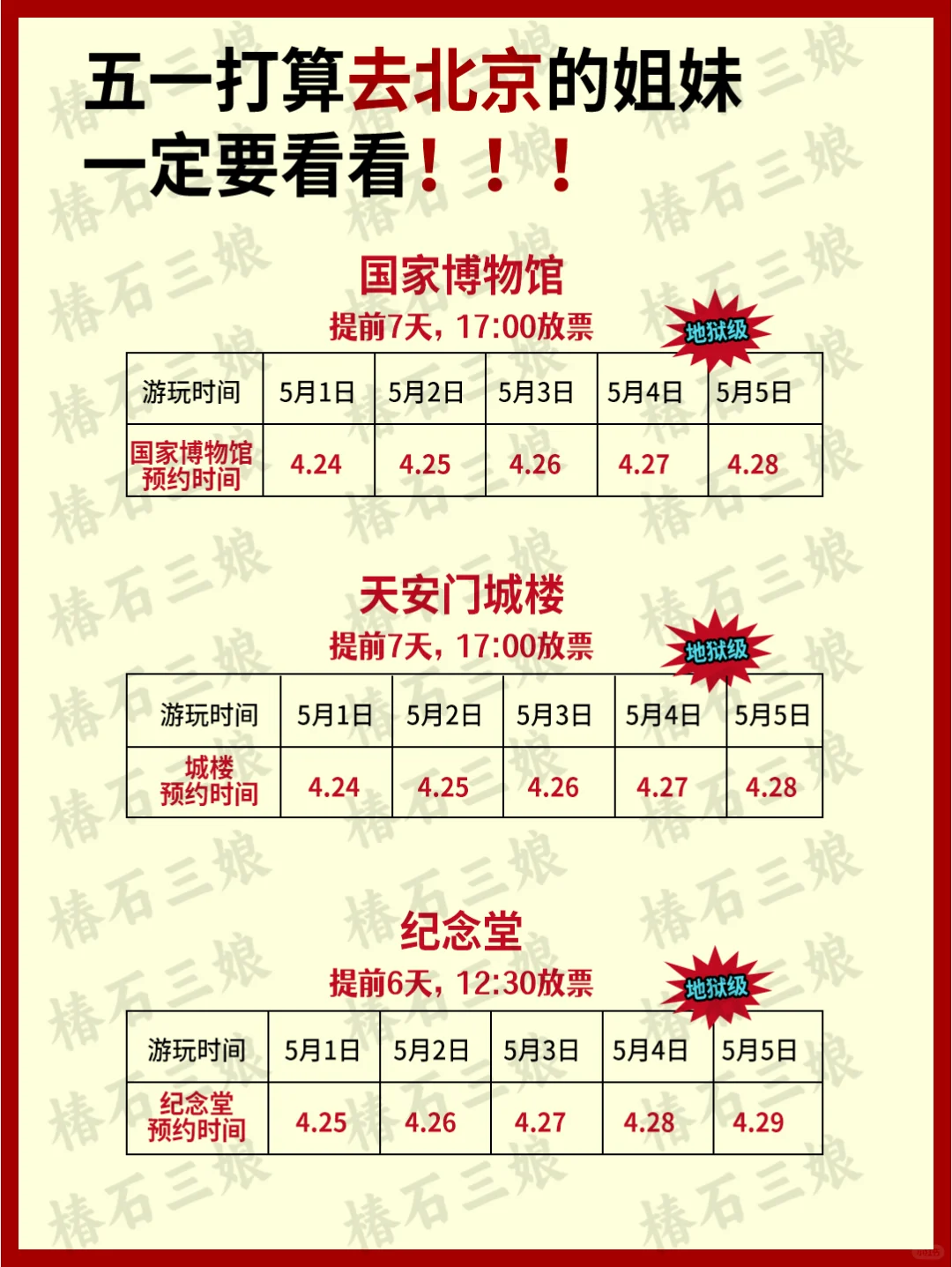 五一北京旅游攻略|景点预约全攻略❤️