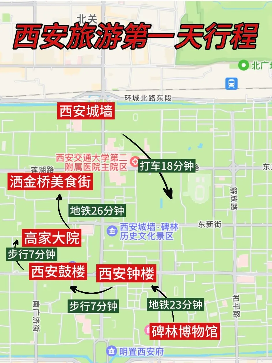 事实证明✅去西安旅游地图🗺️的重要性 去过