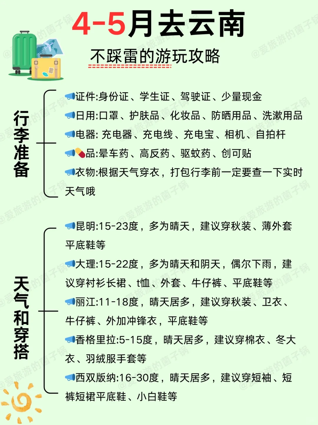 4-5月去云南旅游✅高效不绕路攻略