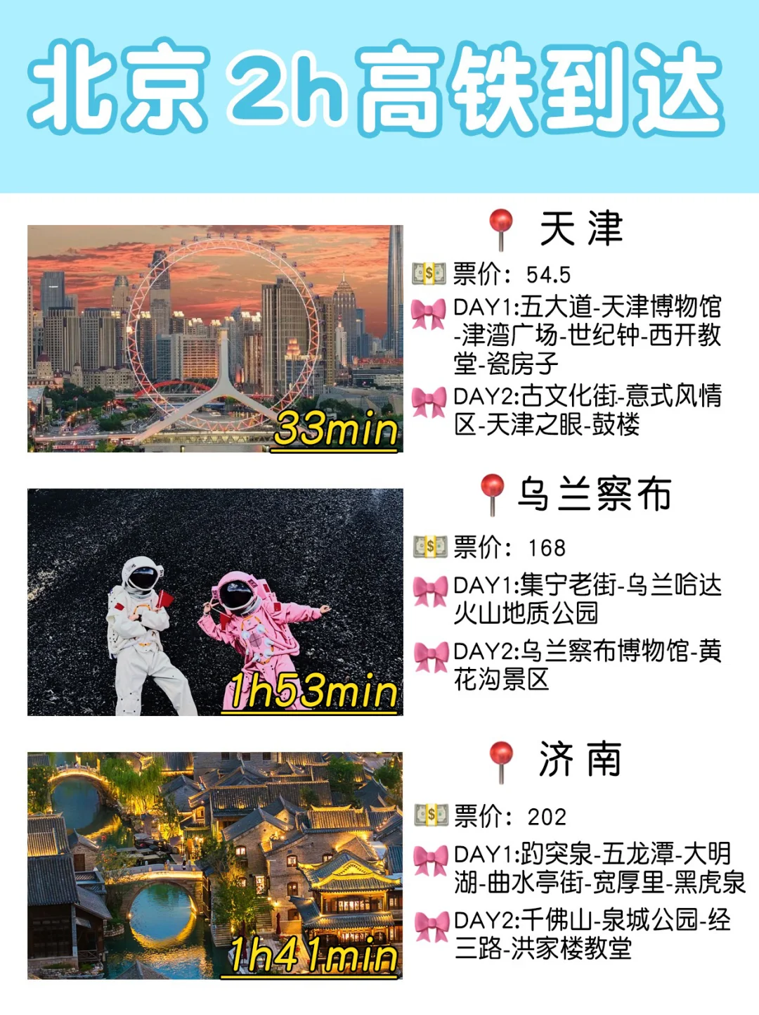 北京出发🚄周末48小时逃离城市计划‼️