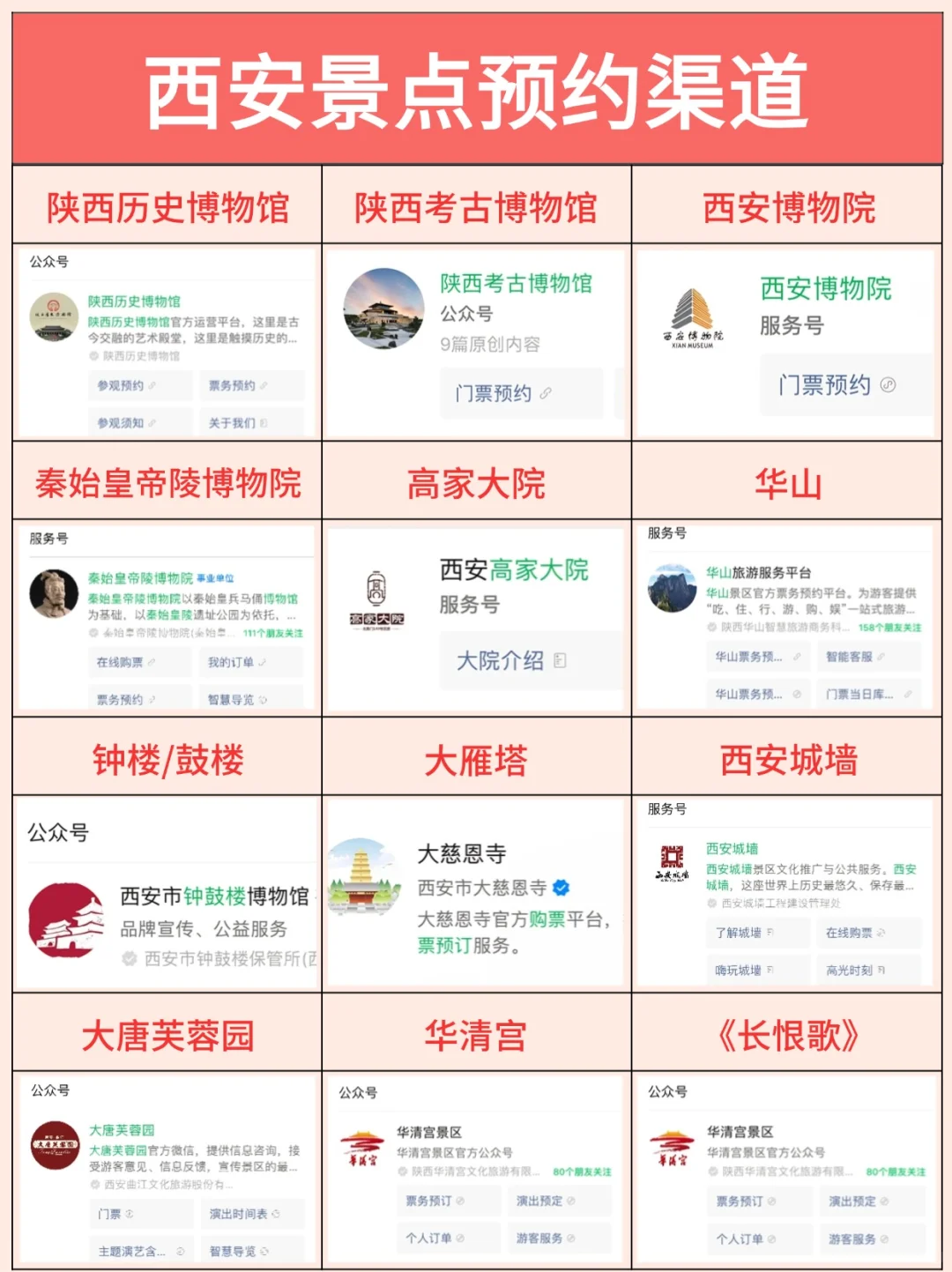 【西安五一景点预约全攻略】不预约＝白来！