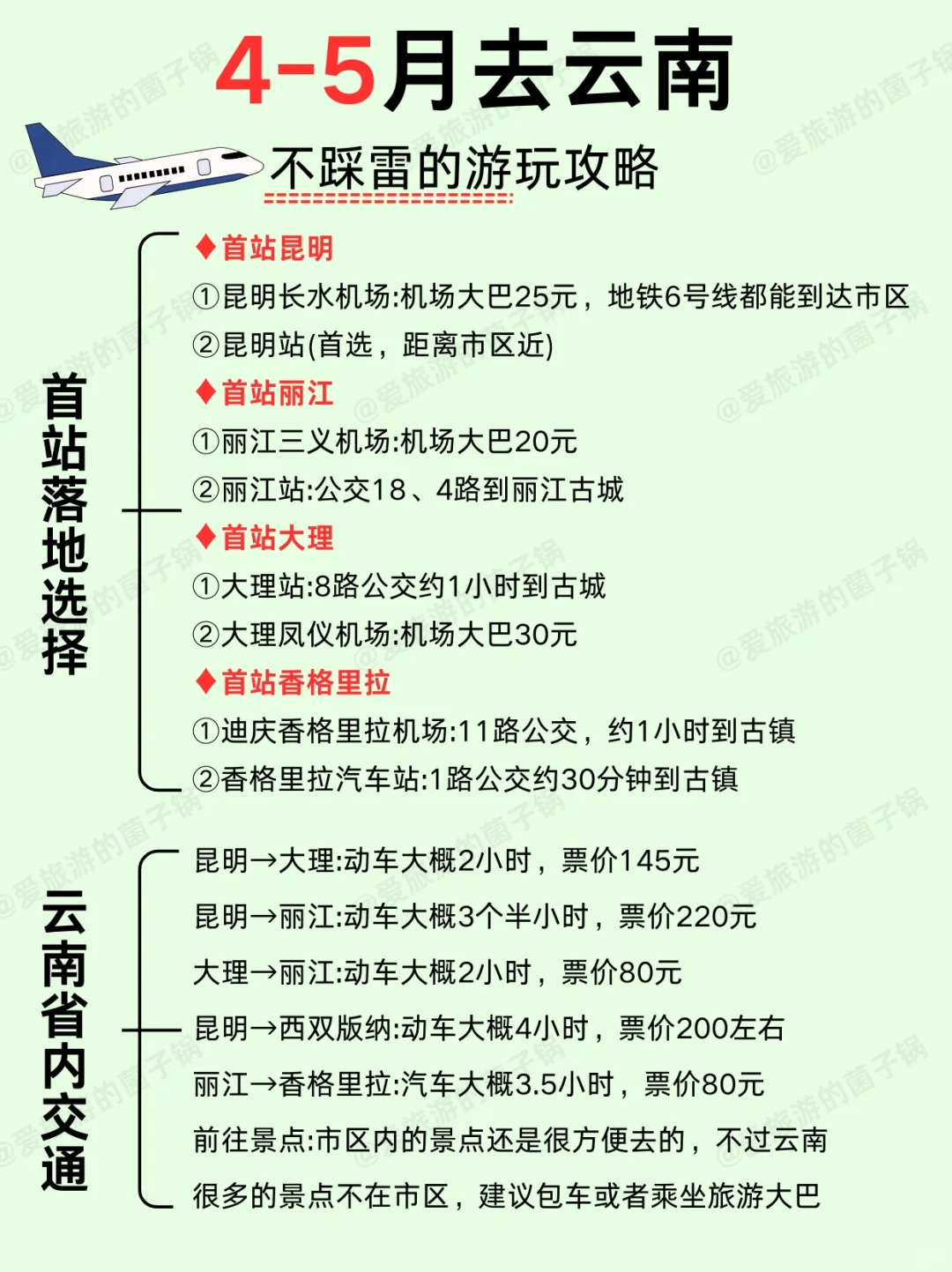 4-5月去云南旅游✅高效不绕路攻略