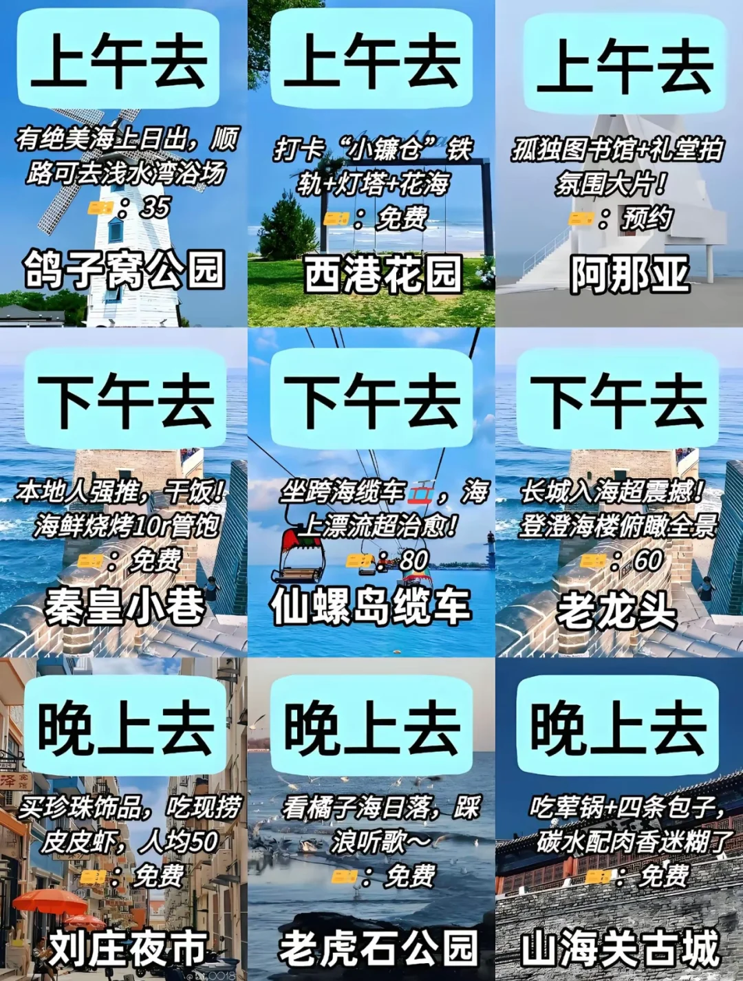 秦皇岛 | 海边小城超详细旅游攻略✨