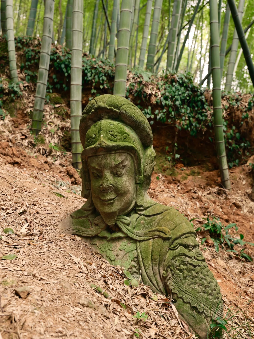 在四明湖深处，误撞了南宋石像生