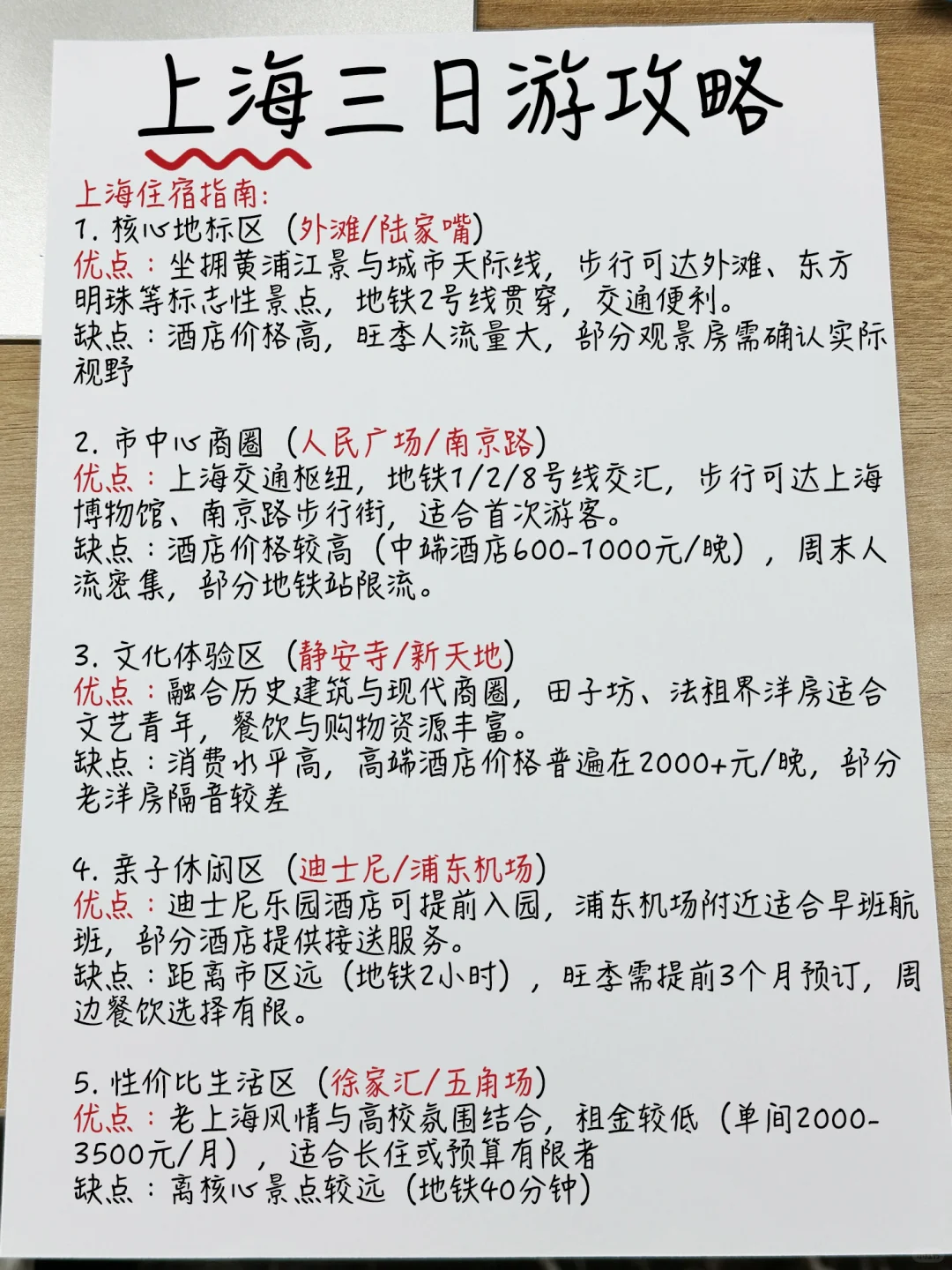 独创上海💪三天不走回头路攻略 全是干货