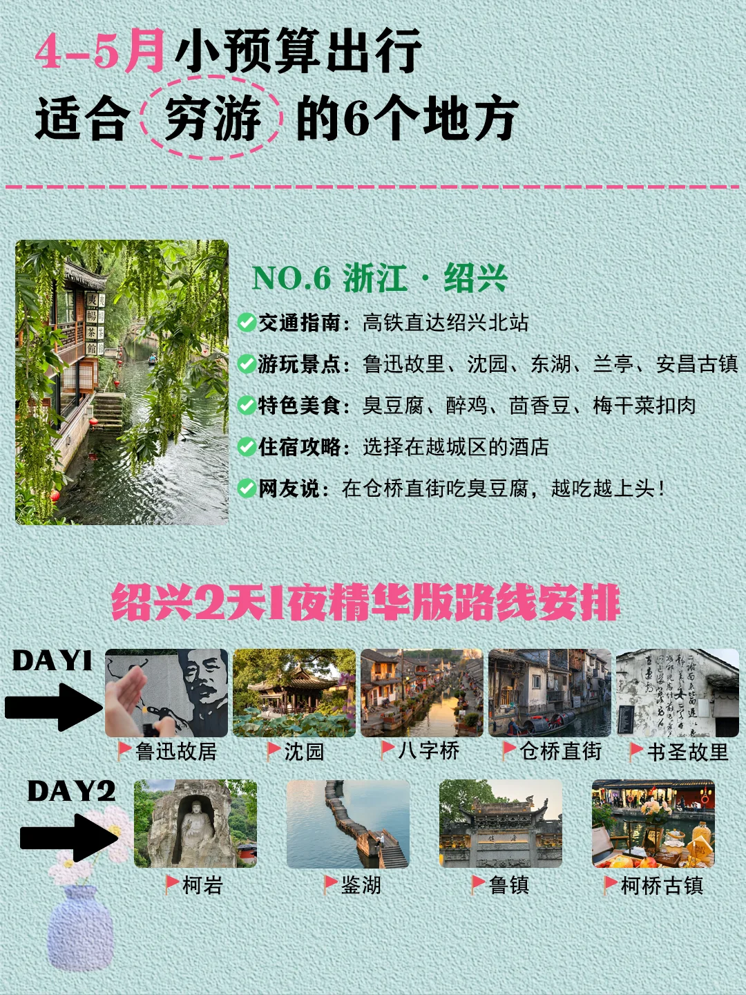 五一小众旅行地|预算800+争取每年去一个!