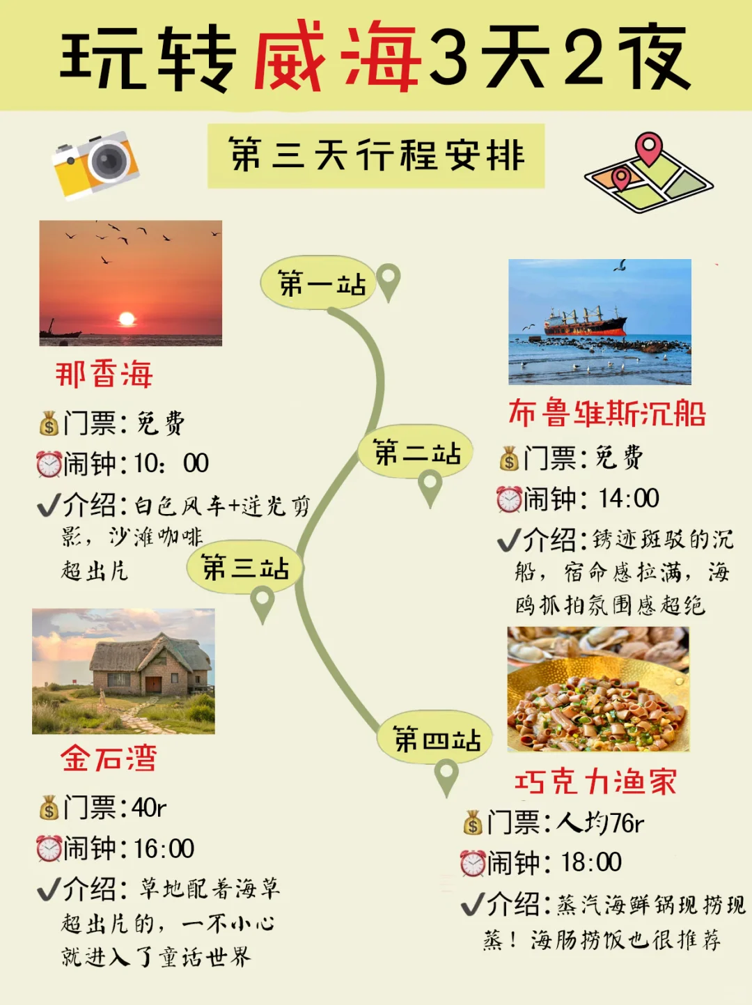 4-5月去威海旅游♥带你3天玩转威海