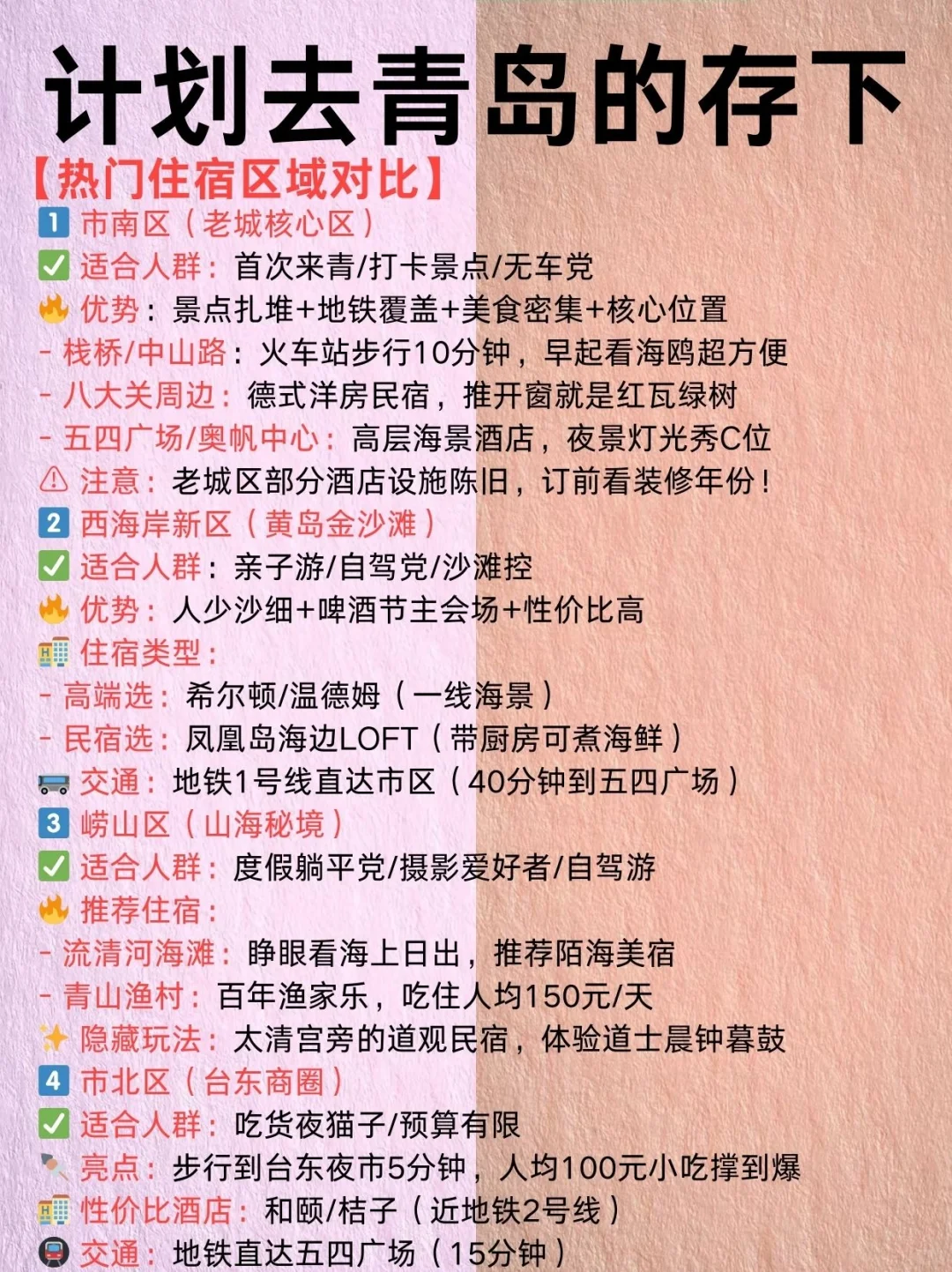 愿xhs每一个去青岛的人都能刷到这篇🙏