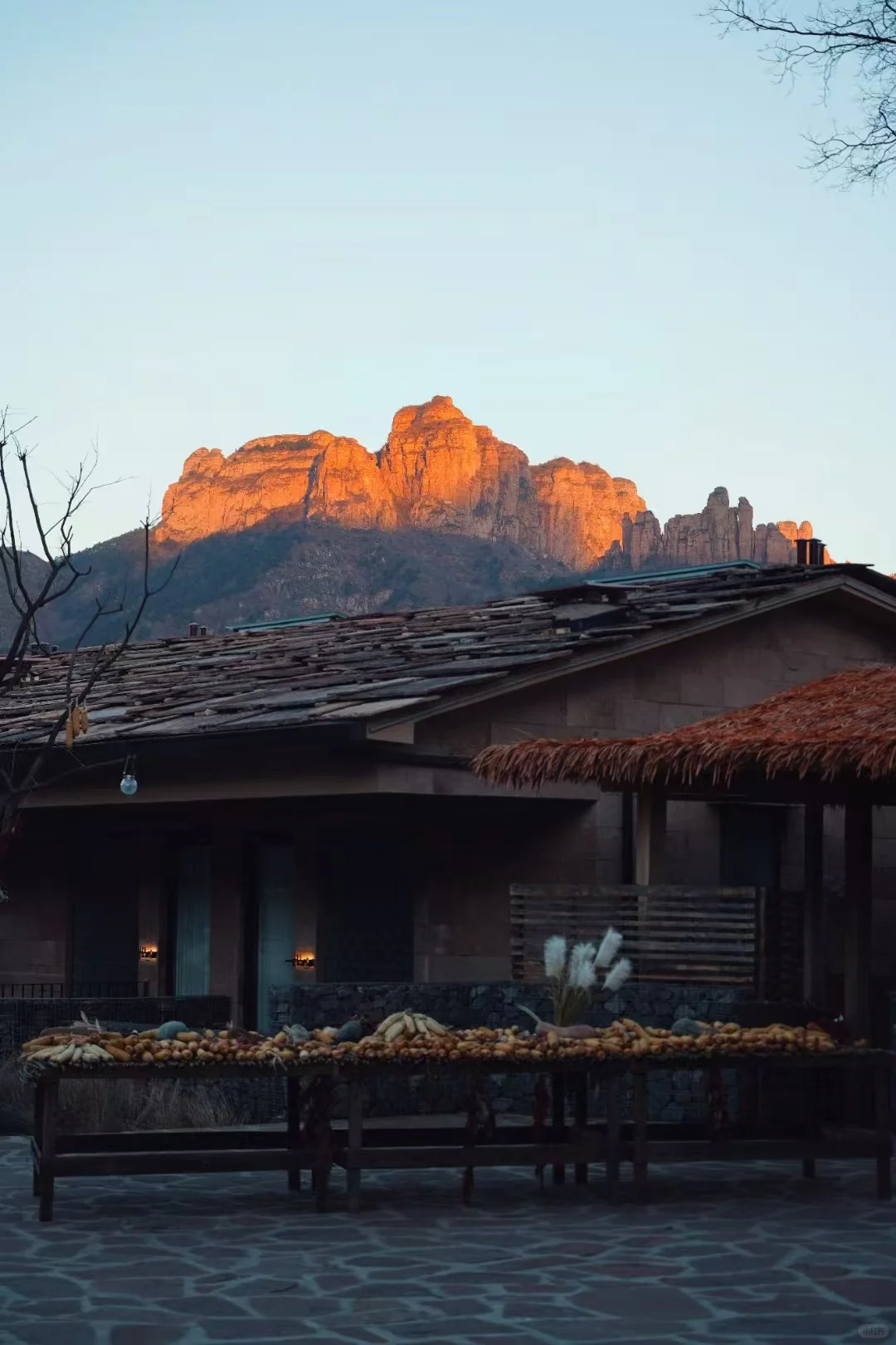 河北 邯郸太行山下⛰️落日余晖🌇