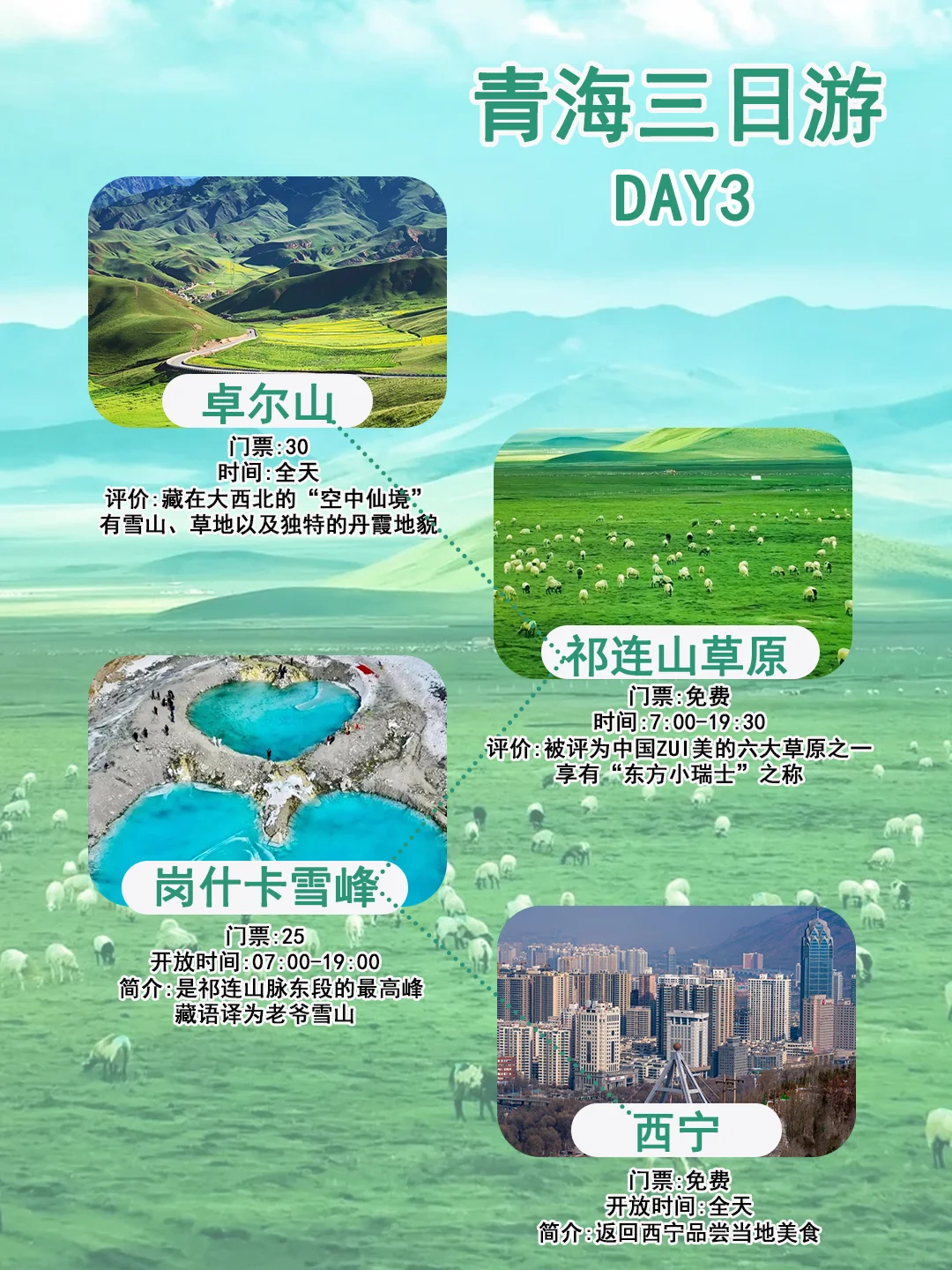 五一青海三日游旅游攻略I跟团游I包车游