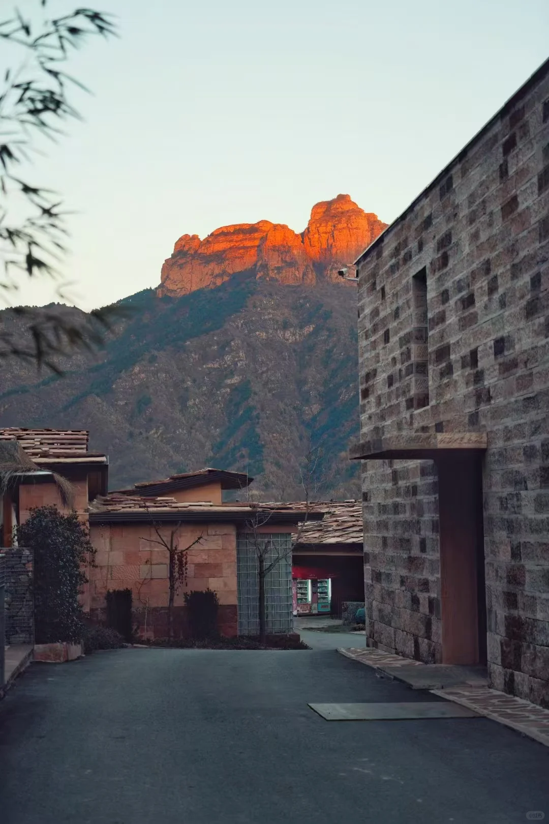 河北 邯郸太行山下⛰️落日余晖🌇