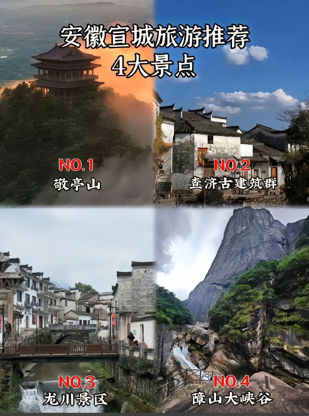 【安徽16市超全保姆级攻略】周末说走就走