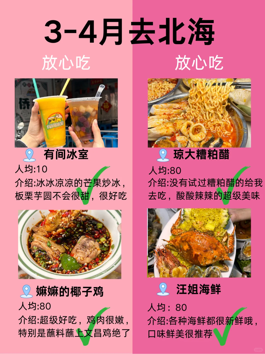 3-4月北海最新攻略，建议去🆚不建议去